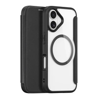 Etui Dux Ducis Skin X Pro na iPhone 17 z portfelem, kompatybilne z MagSafe - czarne