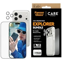 Zestaw ochronny CARE by PanzerGlass Flagship Explorer 3w1 Etui+Szkło+Lens na iPhone 17 Pro