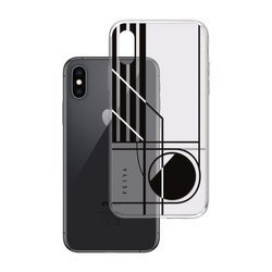 Apple iPhone Xs Ferya Slim CASE CIRCLE Black