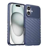 Etui silikonowe Thunder Case do iPhone 16 Plus - niebieskie