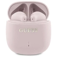 Guess słuchawki Bluetooth GUTWSJ14ESGP TWS + stacja dokująca różowy/pink Printed Classic Logo