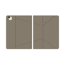 JCPal SlimFlex Folio Case with Pencil Holder (Khaki Brown/Blue) for iPad Pro11- inch(1-4th,2018-2022) /iPad Air 10.9-inch(4-5th,2020/2022)