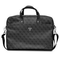 Guess Torba GUCB15P4TK 16" czarny/ black Saffiano 4G Triangle Logo