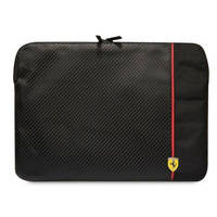 Ferrari Sleeve FECS14AXBK 14" czarny/black Carbon&Smooth