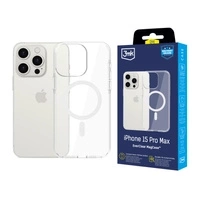 Etui 3mk EverClear MagCase na Apple iPhone 15 Pro Max - przezroczyste