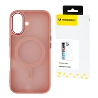 Etui Wozinsky Fashion Case MagSafe na Samsung Galaxy S25 - różowe