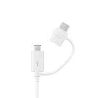 Kabel Samsung Combo EP-DG930DWEGWW USB-A / micro USB - USB-C 1.5m - biały