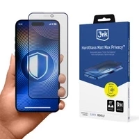 Szkło hartowane 3mk Hardglass Matt Max Privacy na Apple iPhone 14 Pro Max
