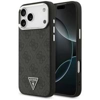 Etui Guess 4G Triangle Logo MagSafe na iPhone 17 Pro Max - czarne
