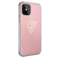 Guess GUHCP12SPCUMPTPI iPhone 12 mini 5,4" różowy/pink hardcase Metallic Collection
