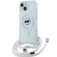 Etui Karl Lagerfeld IML Choupette Head&Cord MagSafe na iPhone 15 / 14 / 13 - przezroczyste