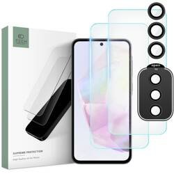 SZKŁO HARTOWANE TECH-PROTECT SUPREME SET 3-PACK GALAXY A35 5G CLEAR