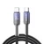 czarny \ Lightning (męski) || USB-C (męski)