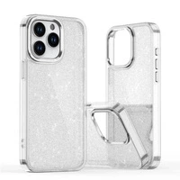 Etui Glitter Case na iPhone 16 Pro - przezroczyste z brokatem