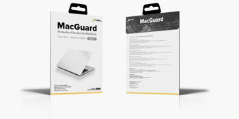 JCPal MacGuard Two-in-One Skin Set (Silver) Top skin+Back skin) for  MacBook Pro14"（2021.10）