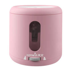 Pencil sharpener Tenwin 8035-4 battery/USB (pink)